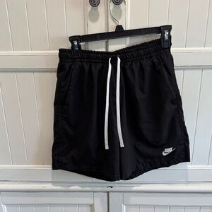 Nike Black Shorts with White Accents